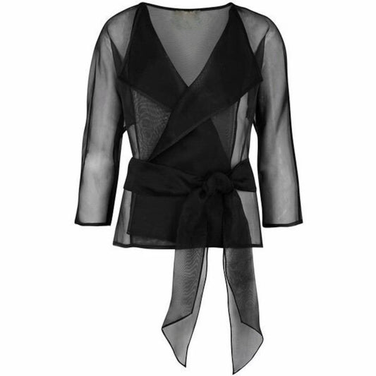 Blazer “Shadow Draft”. Womens organza Jacket with 3/4 sleaves.