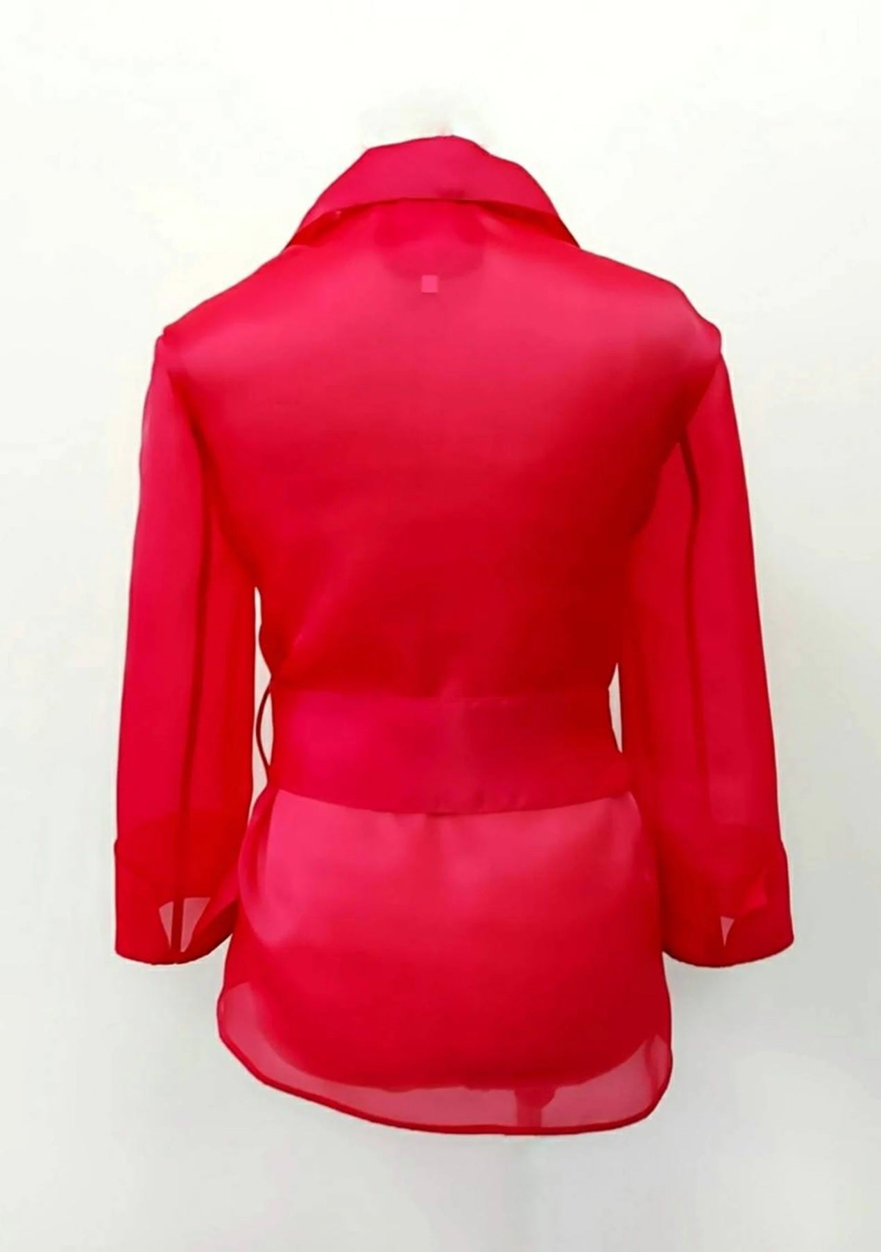 Blazer “Red Shadow”. Womens red Jacket with  tailored sleaves