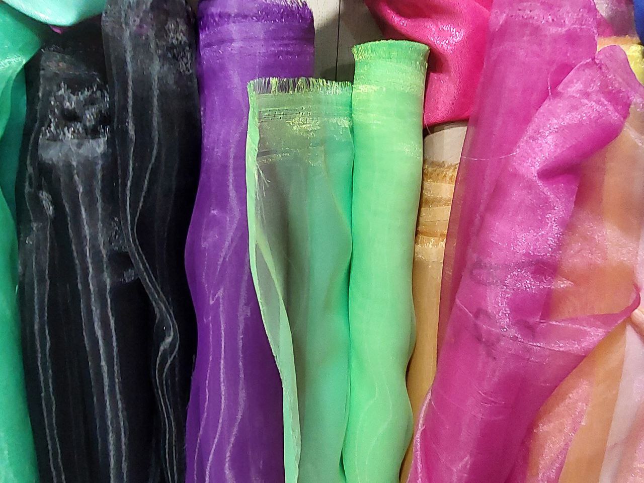 Womans Classic Organza Trench Coat. Belted Transparent Blazer for Woman